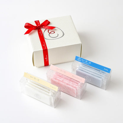 Ameya Eitaro - Itame - Haniage - 3 kinds of candy
(Strawberry, soda, yogurt)