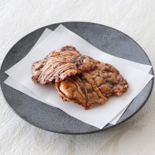 rice crackers cut into squares