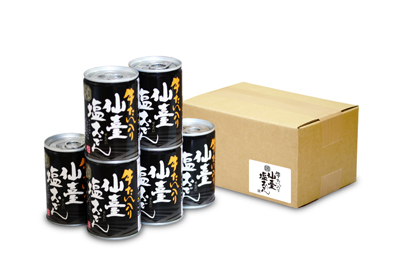 SENDAI SHIO ODEN can, 6 cans set